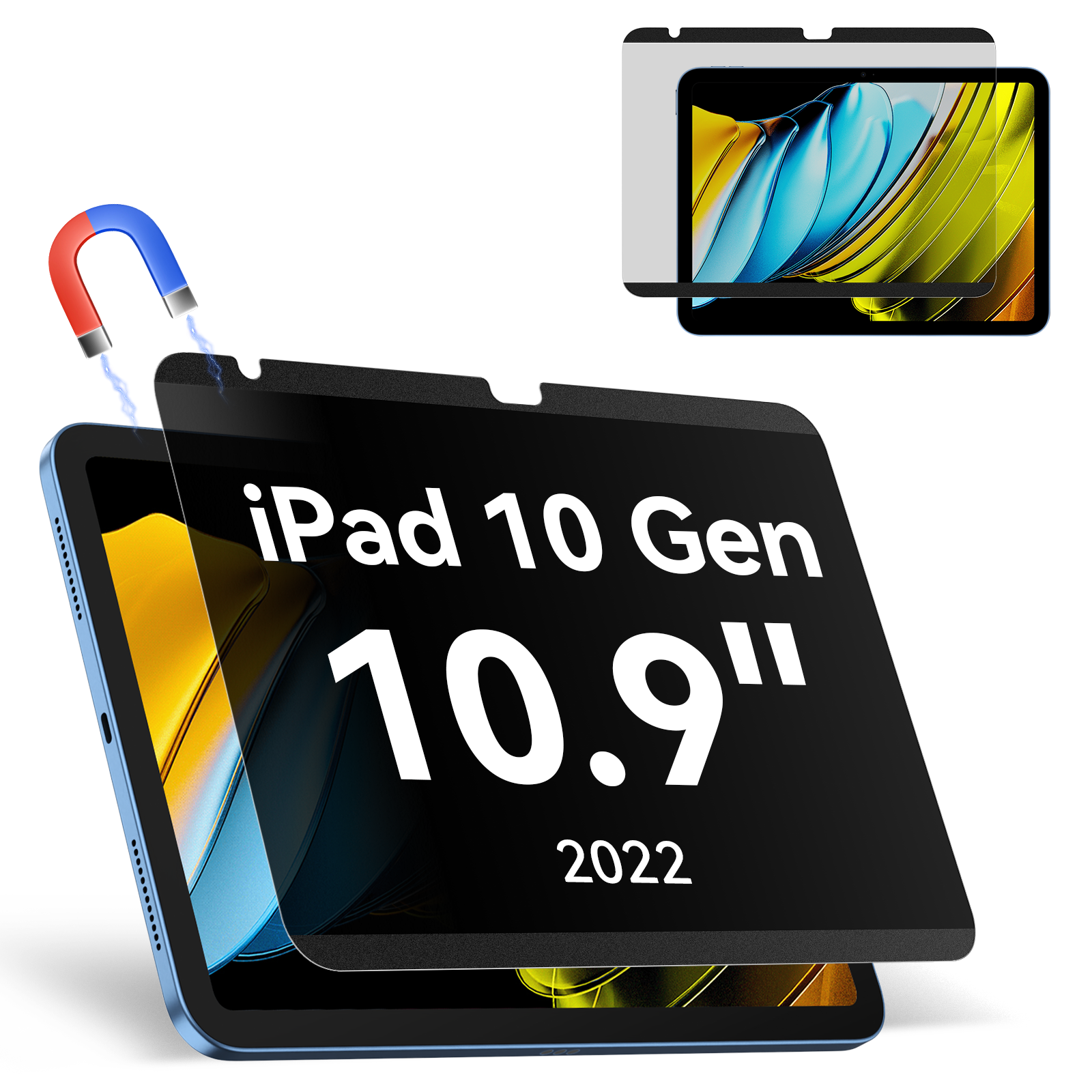 Magnetic Privacy Screen Protector for Ipad