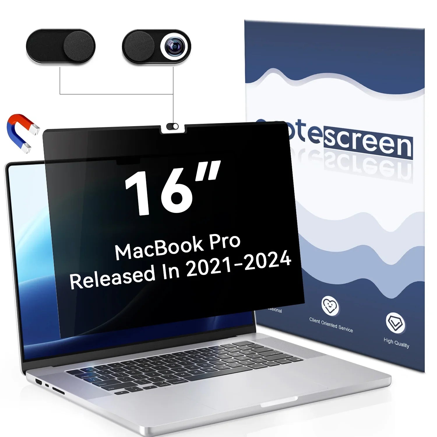 Magnetic Privacy Screen Protector for MacBook Pro Series