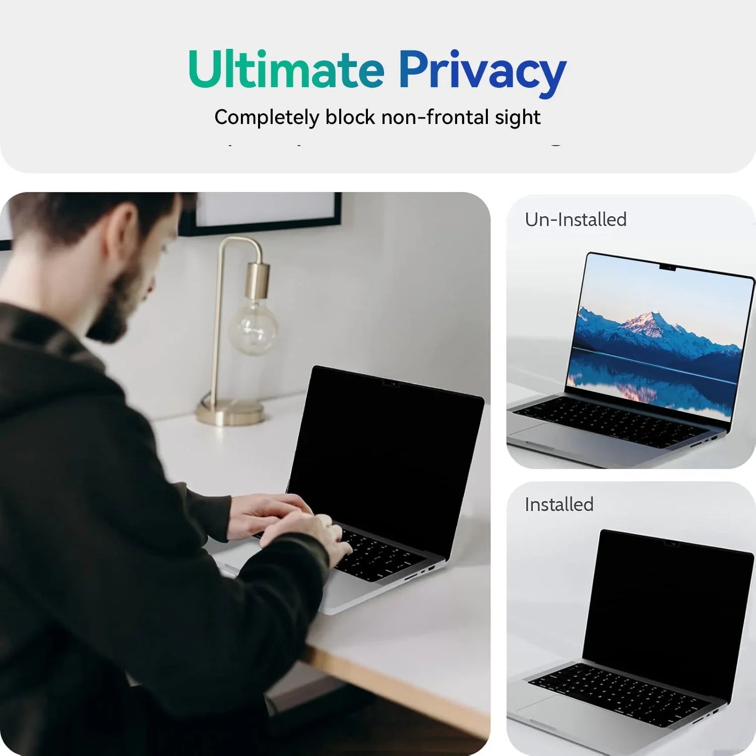 Magnetic Privacy Screen Protector for MacBook Pro 13", 14", 16"