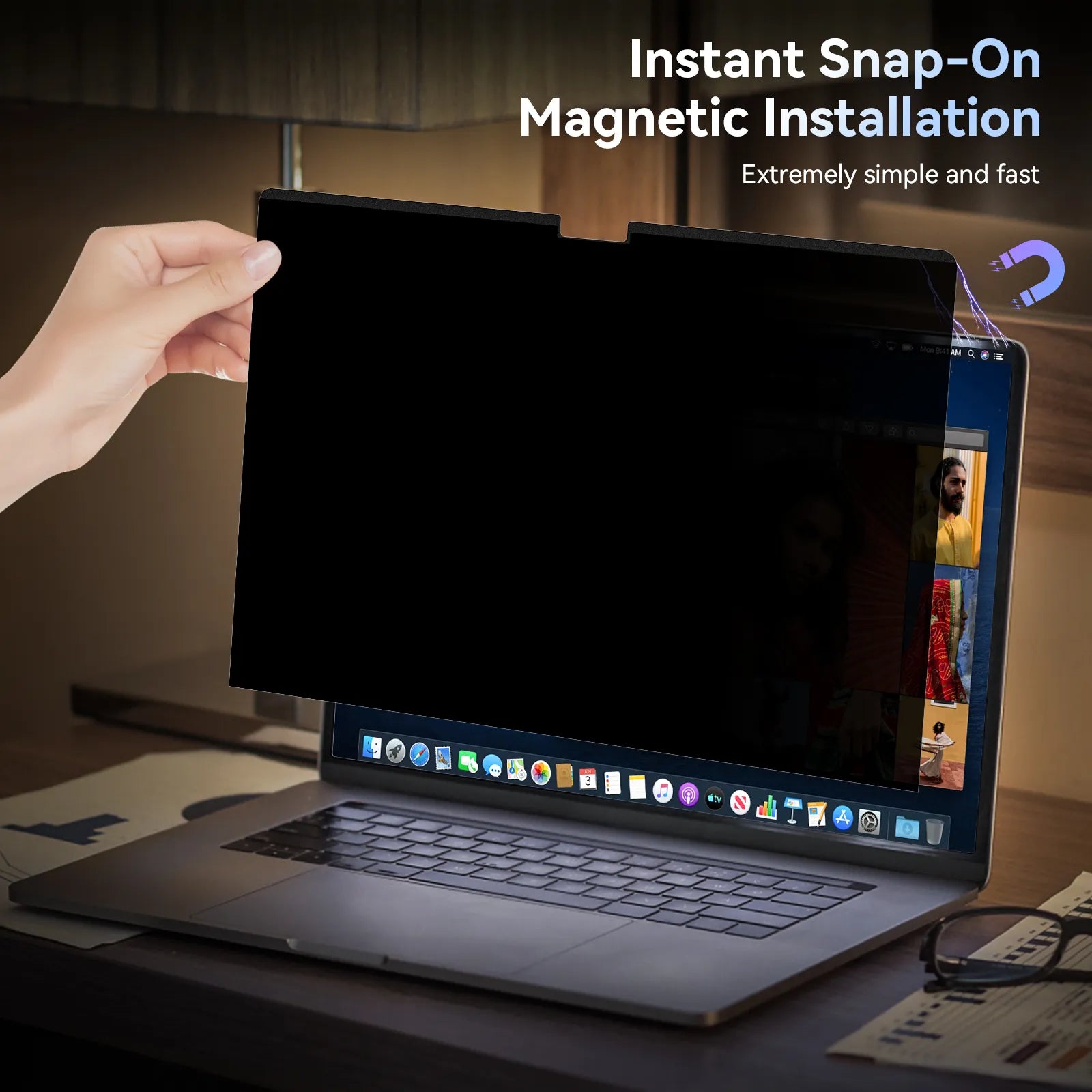 Magnetic Privacy Screen Protector for MacBook Pro 13", 14", 16"