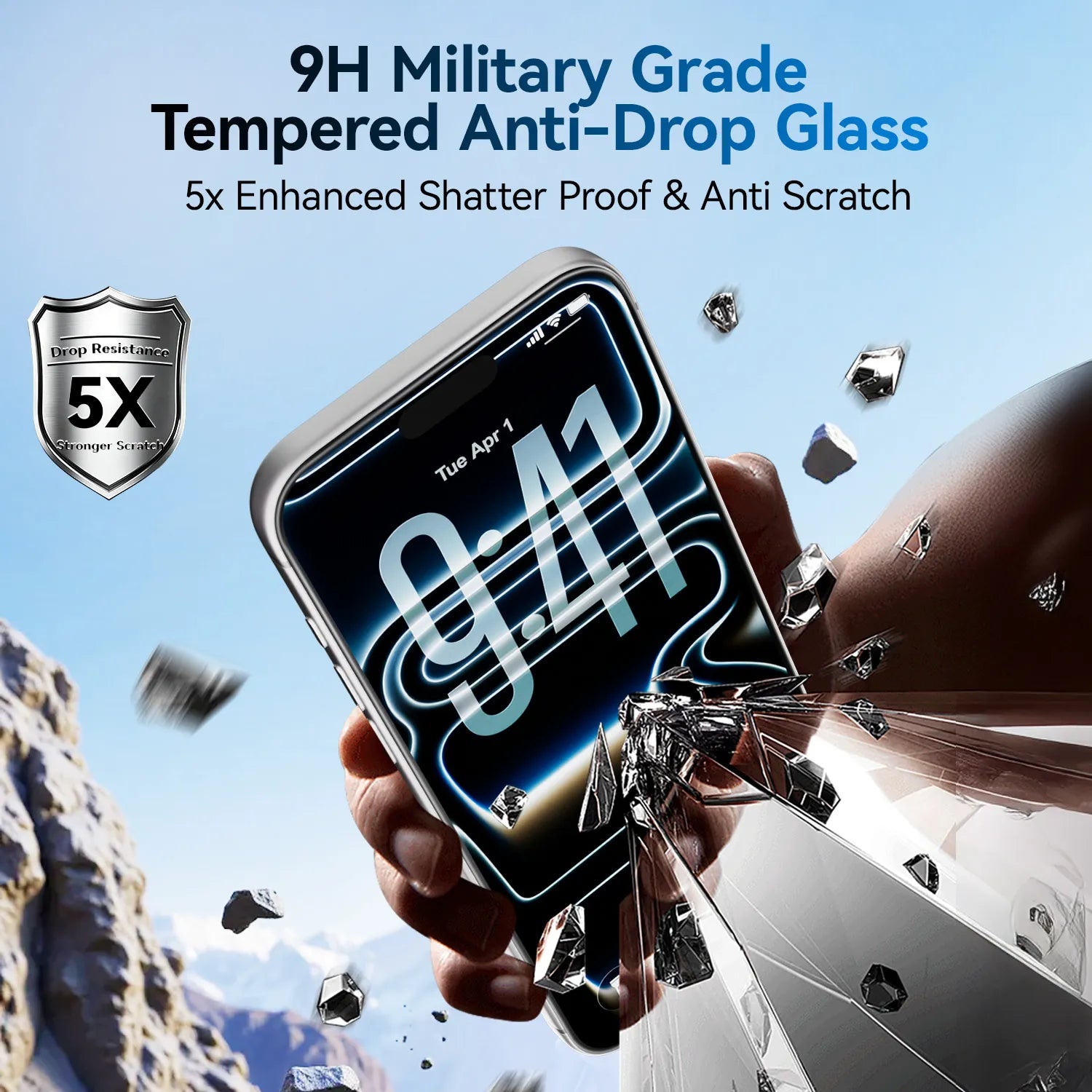 iPhone 17 Series AR Tempered Glass Screen Protector